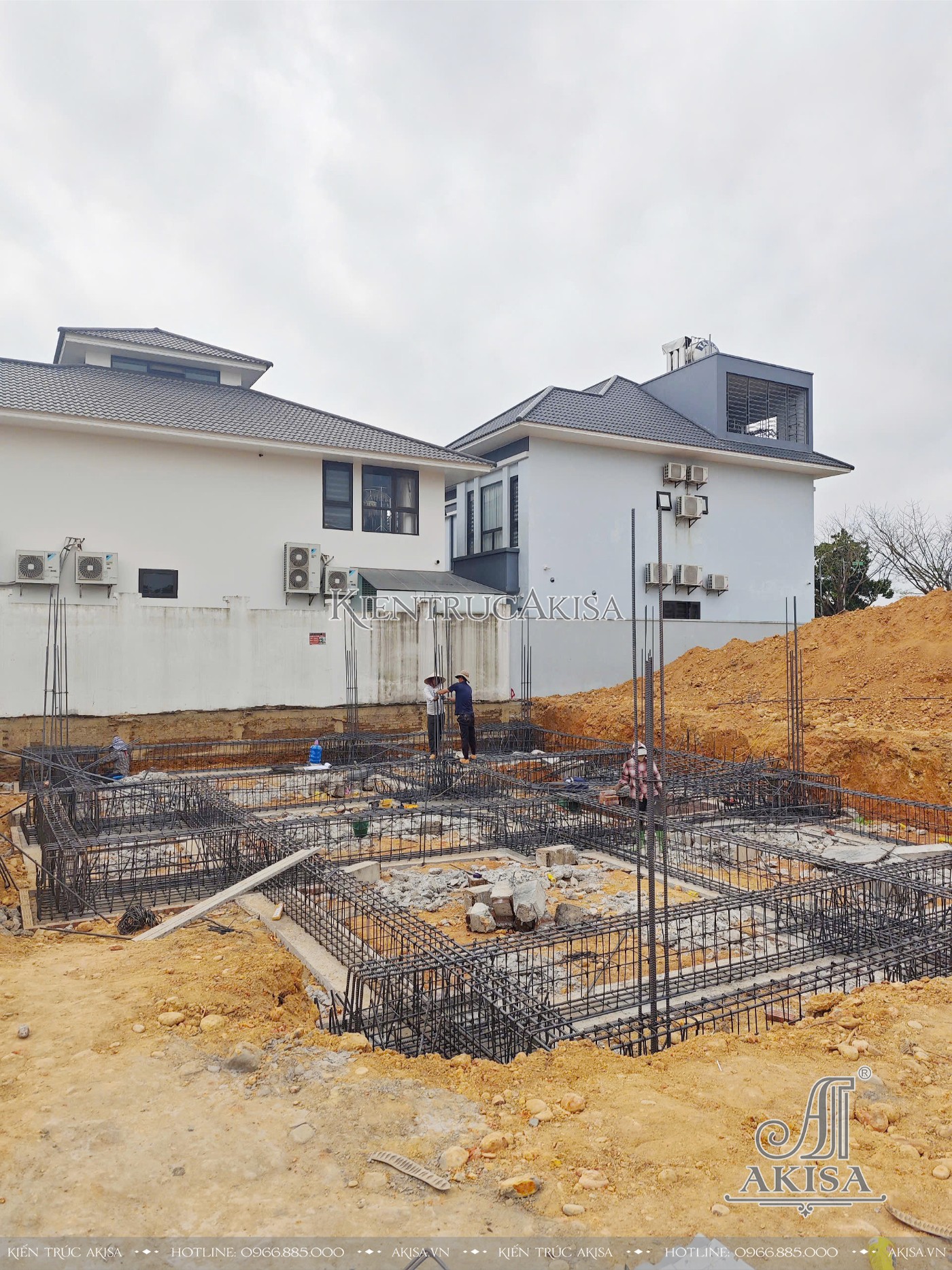 Biệt thự mái Mansard 3 tầng kiến trúc tân cổ điển (CĐT: ông Hùng - Quảng Ninh) BT321078