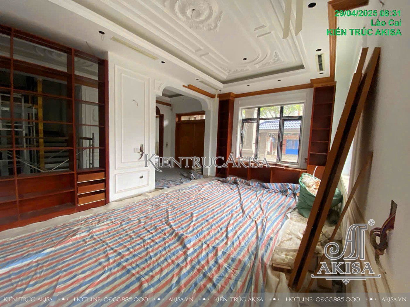 Thi công nội thất biệt thự 3 tầng tại Lào Cai (CĐT: ông Trung) TC321027-NT