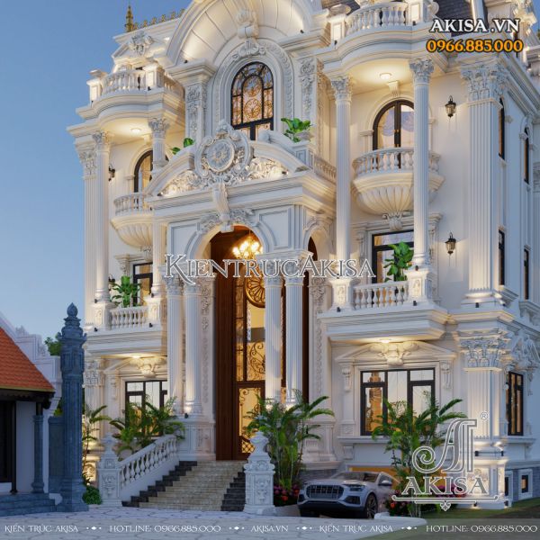 Mẫu lâu đài 3 tầng (CĐT: ông Thế - Bắc Ninh) LD321125