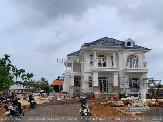 Hình ảnh thi công biệt thự 2 tầng tại Đồng Nai (CĐT: ông Long) TC22988-KT