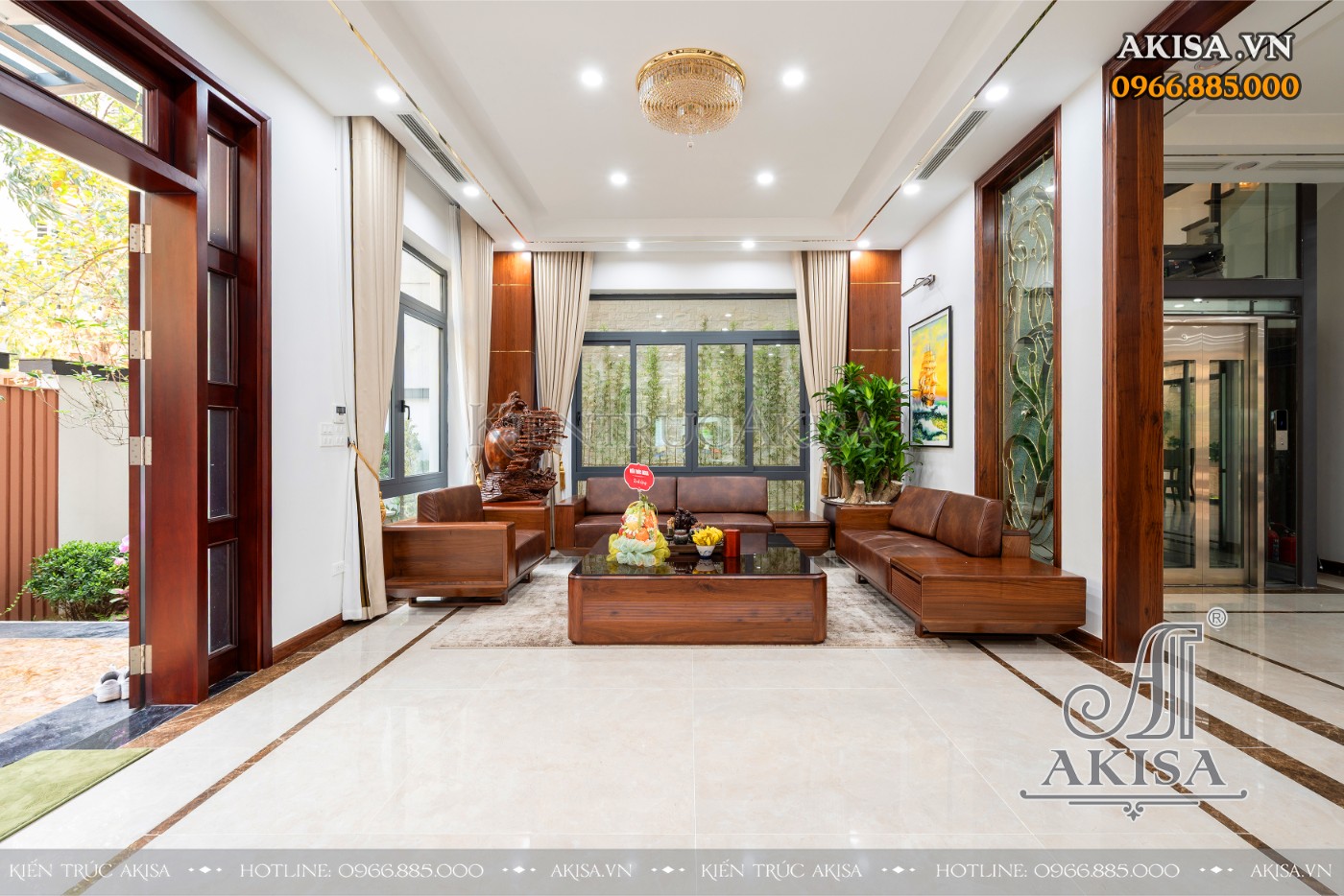 Hoàn thiện nội thất biệt thự 3 tầng hiện đại tại Hòa Bình (CĐT: ông Tiến) HT311015-NT
