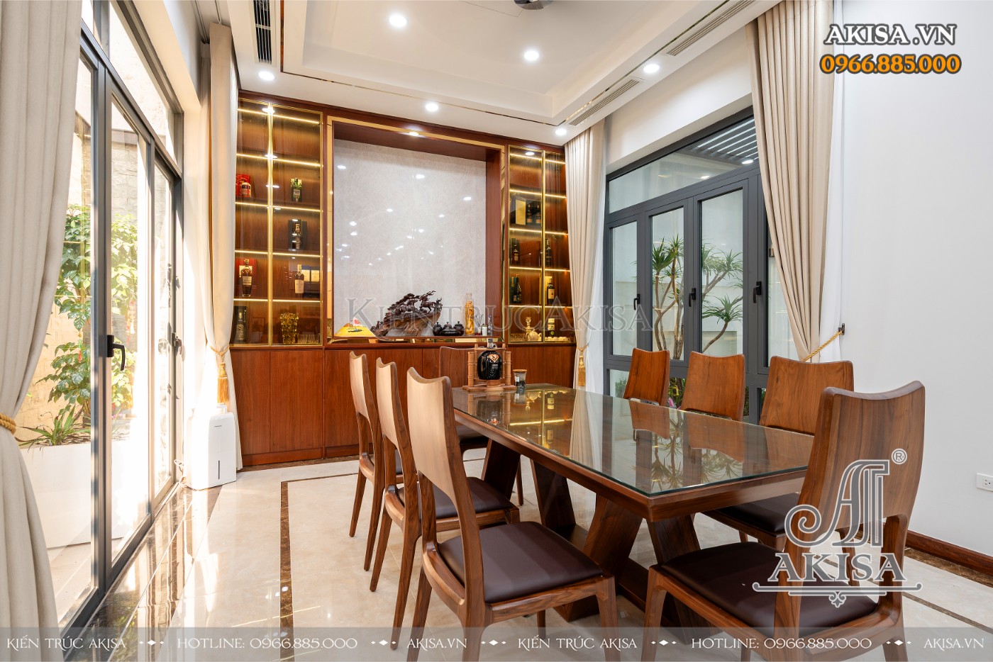 Hoàn thiện nội thất biệt thự 3 tầng hiện đại tại Hòa Bình (CĐT: ông Tiến) HT311015-NT