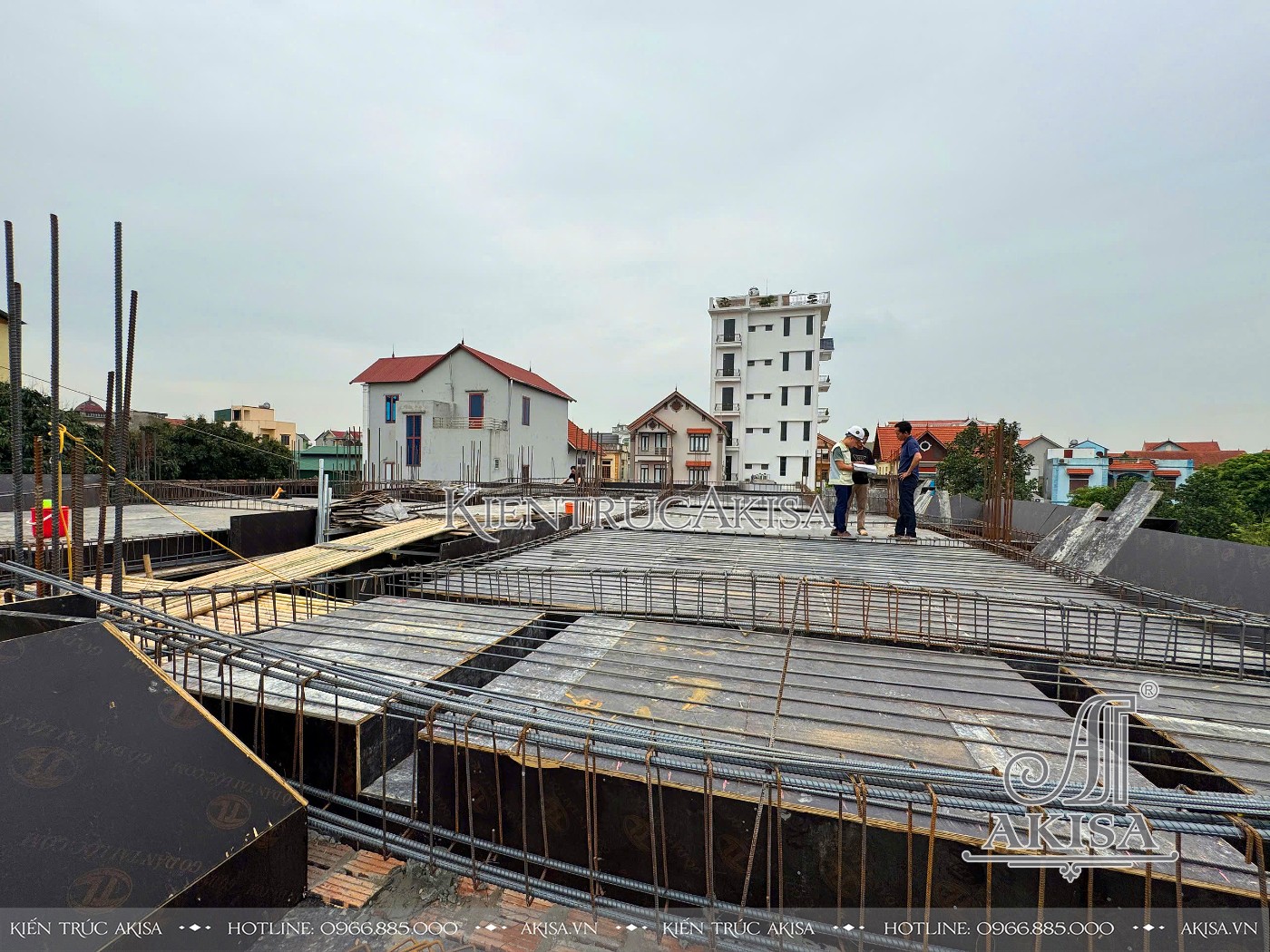 Giám sát thi công lâu đài 3 tầng tại Bắc Ninh (CĐT: ông Thế) TC321125-KT