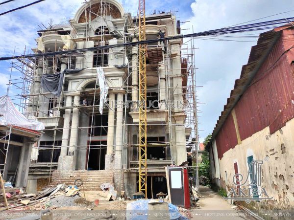 Giám sát thi công lâu đài 3 tầng tại Bắc Ninh (CĐT: ông Thế) TC321125-KT