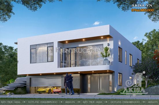 Thiết kế Villa 2 tầng (CĐT: ông Thắng - Hà Nội) BT211137
