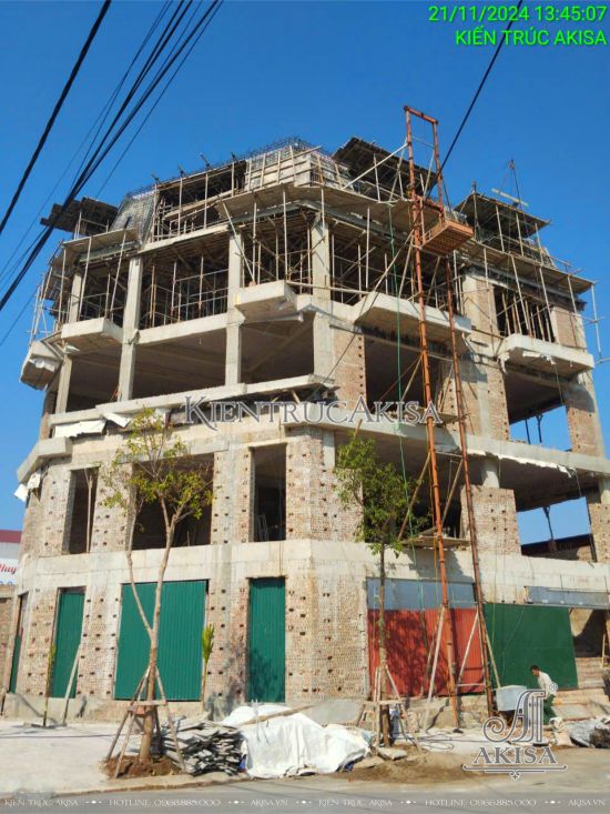 Giám sát thi công nhà phố 5 tầng tại Bắc Ninh (CĐT: ông Thắng) TC521068-KT