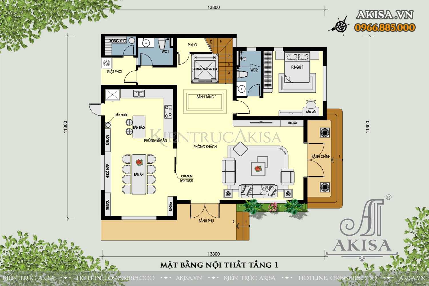 Mẫu biệt thự 3 tầng tân cổ điển mái Nhật (CĐT: bà Hòa - Quảng Ninh) BT321139