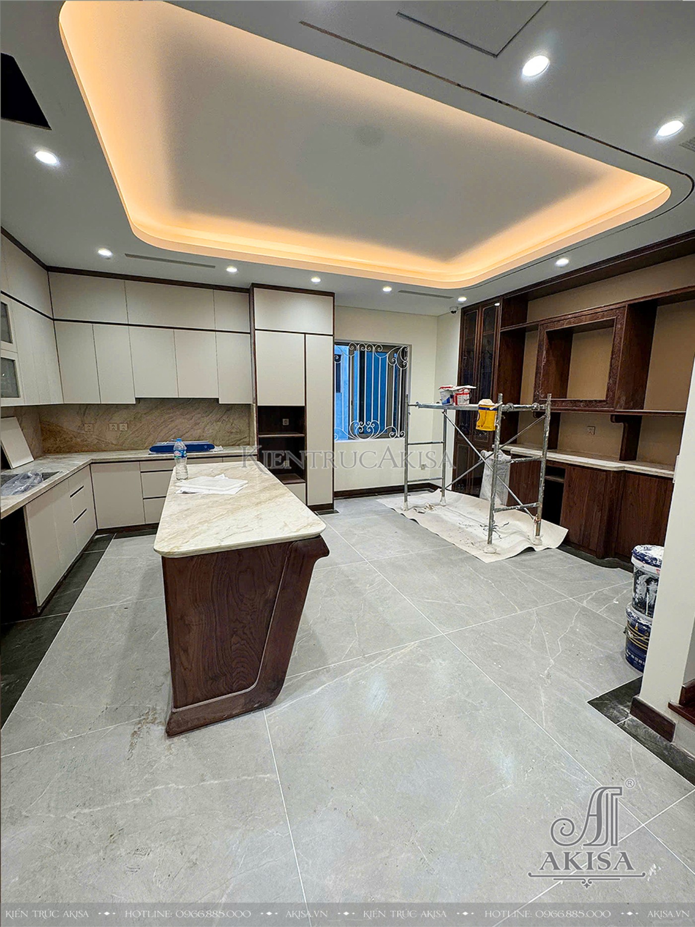 Thiết kế nội thất nhà phố hiện đại (CĐT: ông Toàn - Hà Nội) NT511168