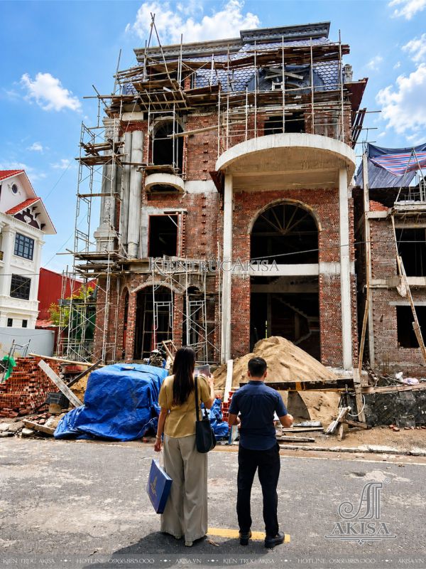Giám sát thi công biệt thự Pháp 3 tầng (CĐT: ông Thắng - Hà Nam) TC321165-KT