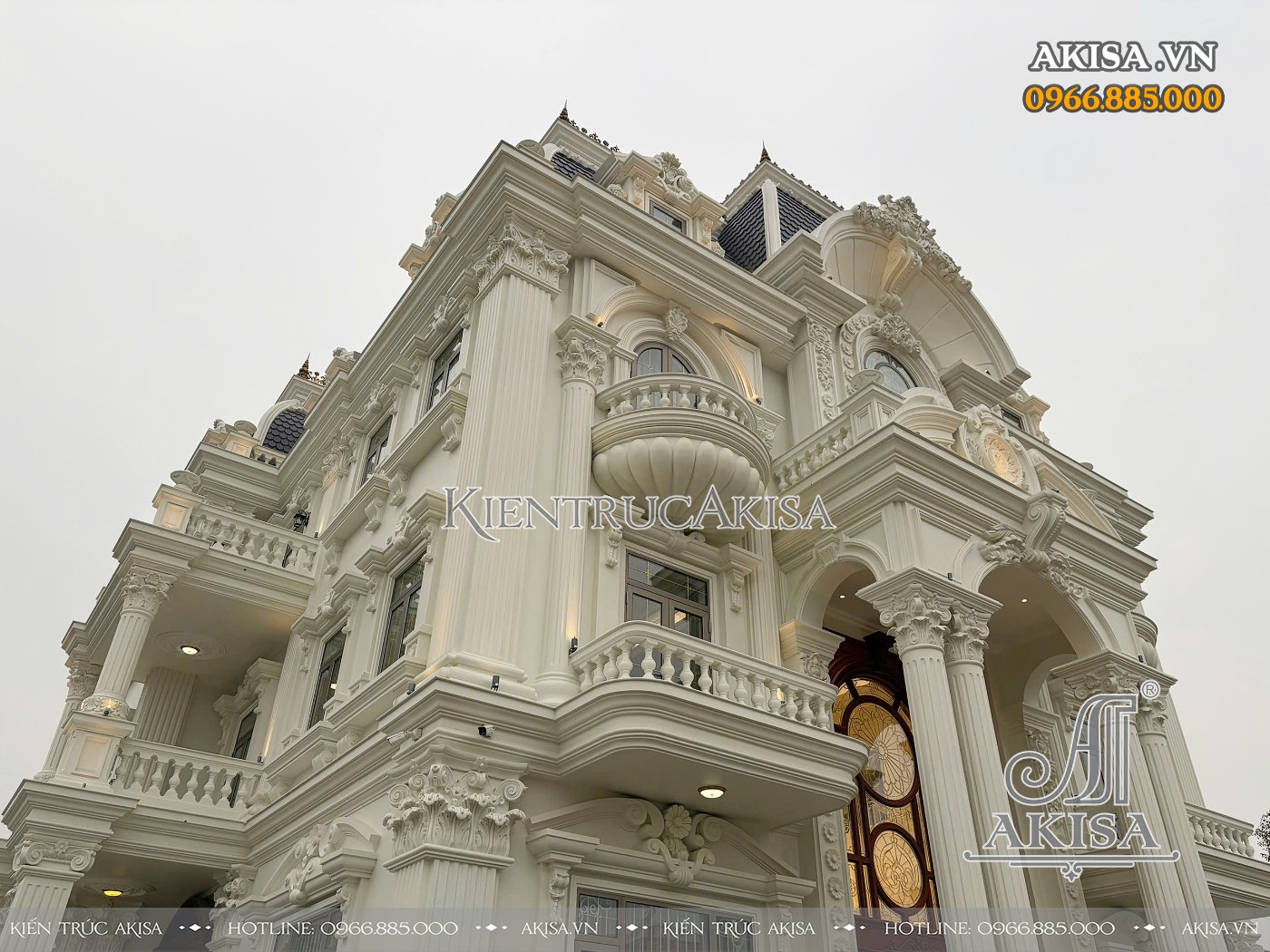 Hoàn thiện kiến trúc biệt thự 3 tầng tại Vĩnh Phúc (CĐT: ông Dũng) HT321069-KT