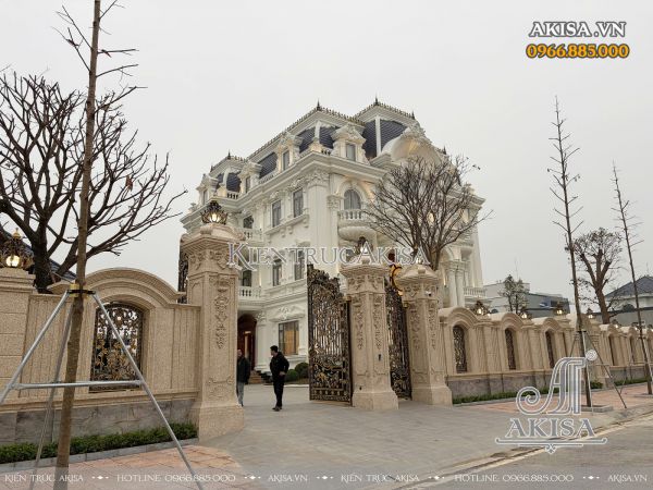 Hoàn thiện kiến trúc biệt thự 3 tầng tại Vĩnh Phúc (CĐT: ông Dũng) HT321069-KT