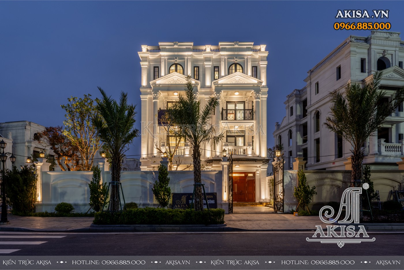 Hoàn thiện kiến trúc biệt thự liền kề (CĐT: bà Thu - Hà Nội) HT421150-KT