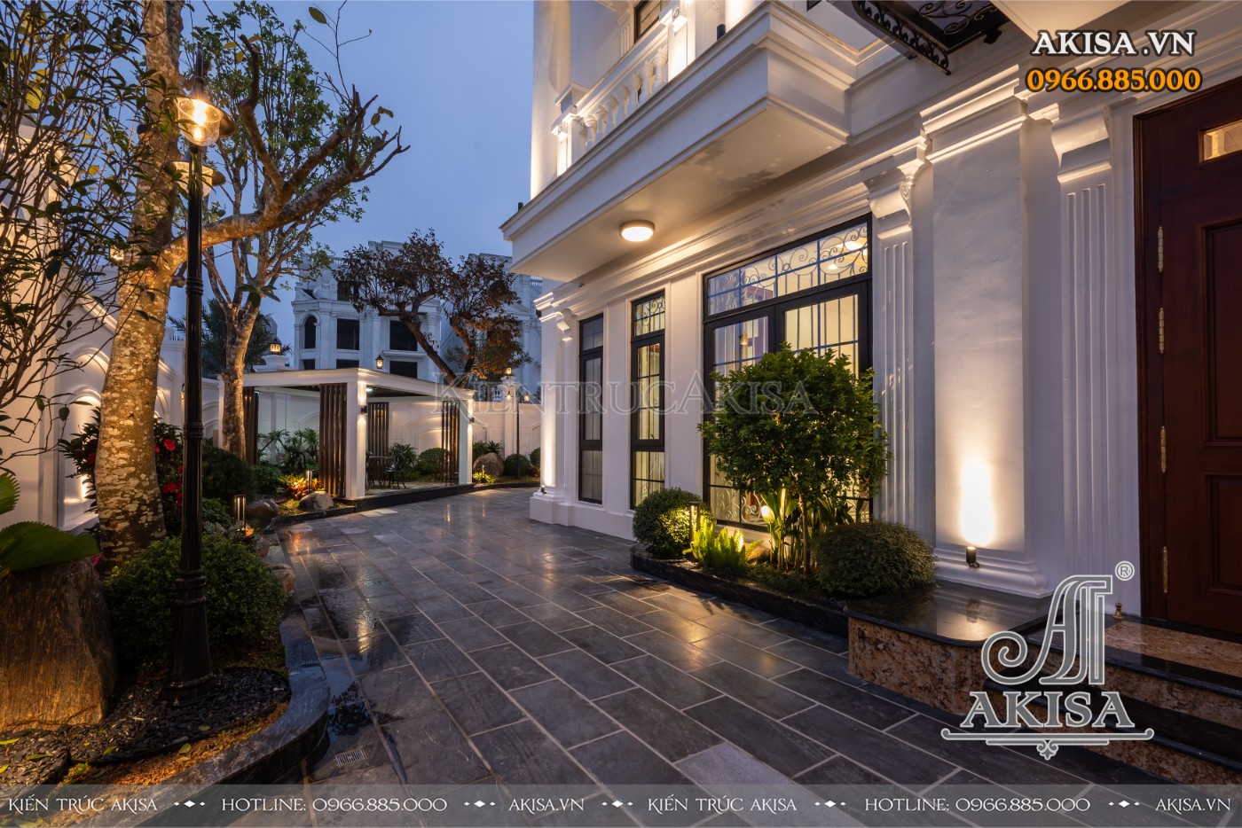 Hoàn thiện kiến trúc biệt thự liền kề (CĐT: bà Thu - Hà Nội) HT421150-KT