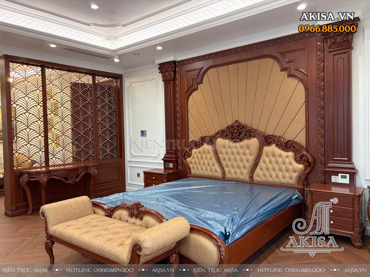 Hoàn thiện nội thất biệt thự 3 tầng tại Vĩnh Phúc (CĐT: ông Dũng) HT321069-NT