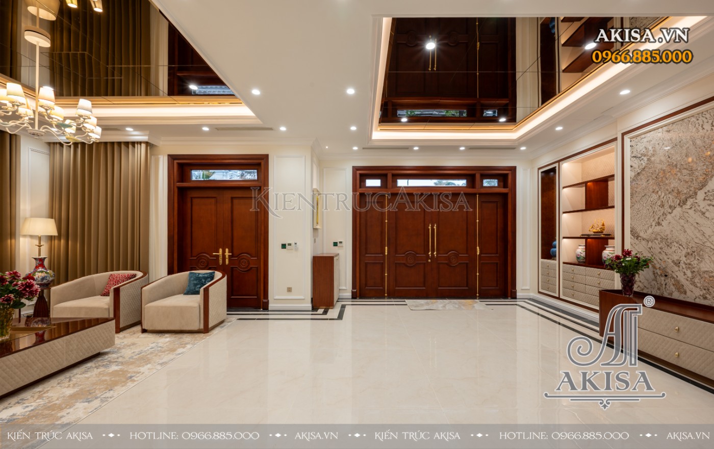 Hoàn thiện nội thất biệt thự liền kề (CĐT: bà Thu - Hà Nội) HT421150-NT