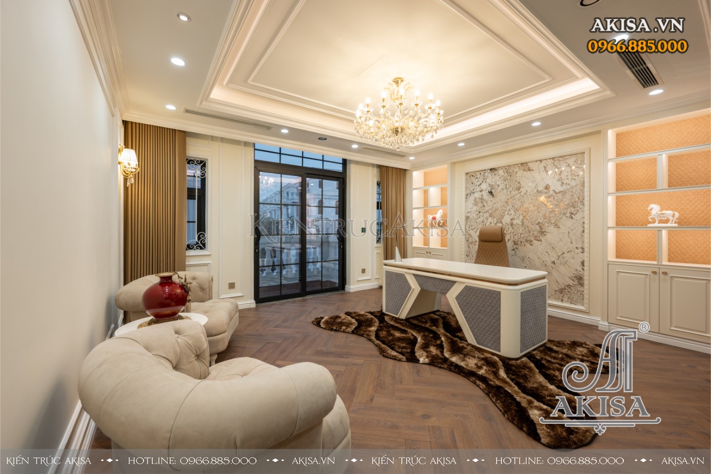 Hoàn thiện nội thất biệt thự liền kề (CĐT: bà Thu - Hà Nội) HT421150-NT