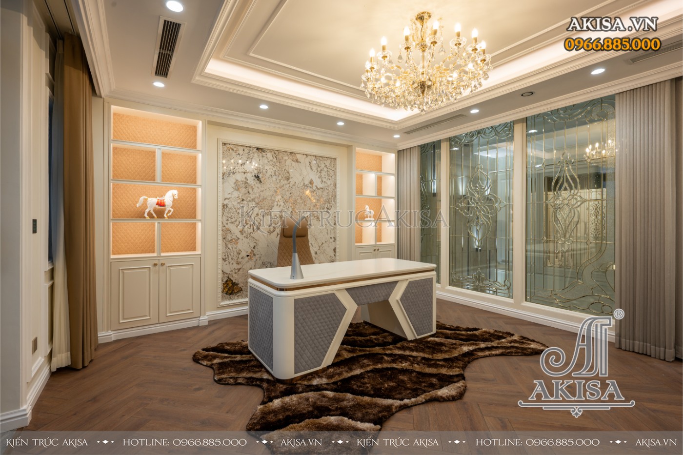 Hoàn thiện nội thất biệt thự liền kề (CĐT: bà Thu - Hà Nội) HT421150-NT