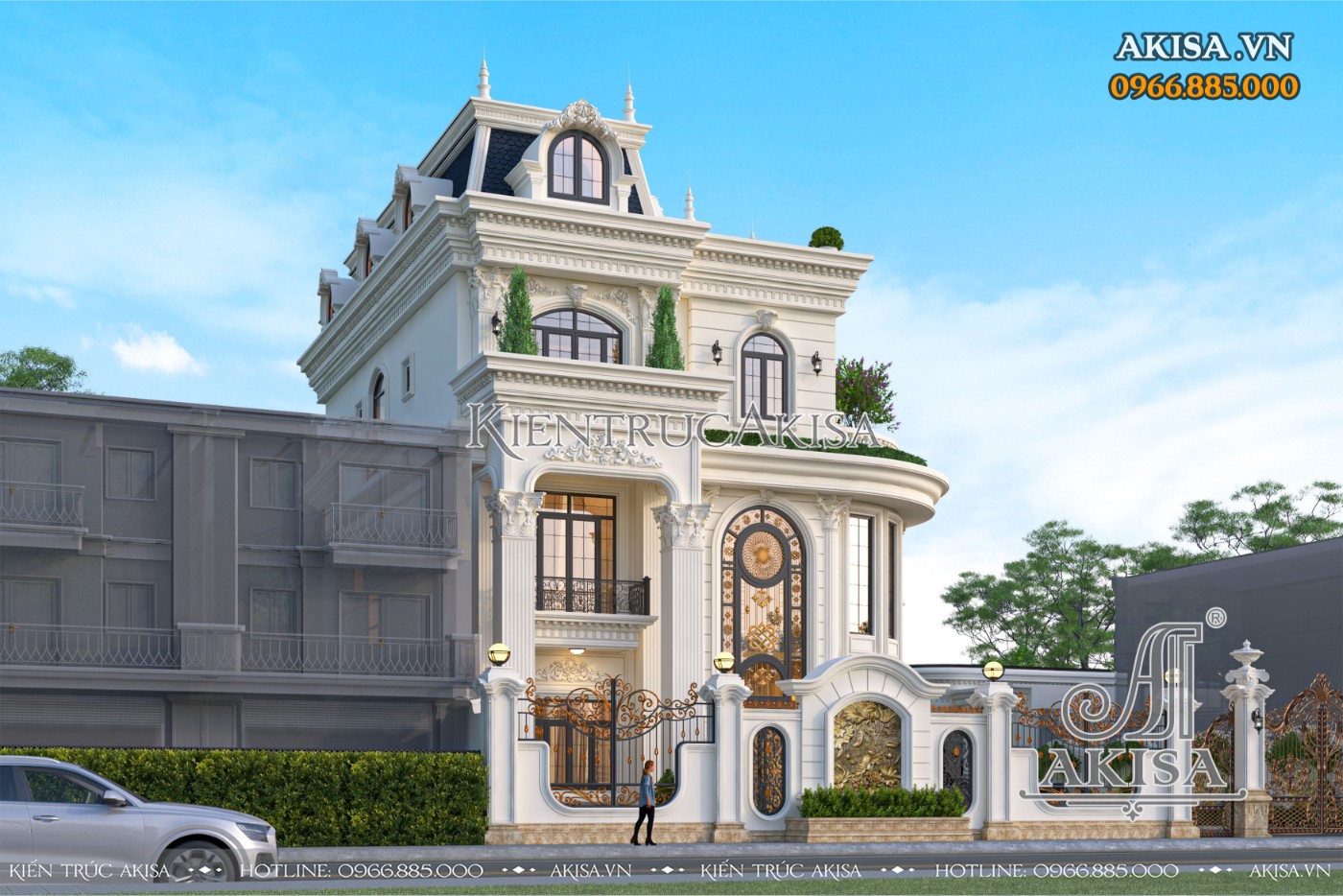 Biệt thự châu Âu 3 tầng (CĐT: ông Thanh - Phú Thọ) BT321182