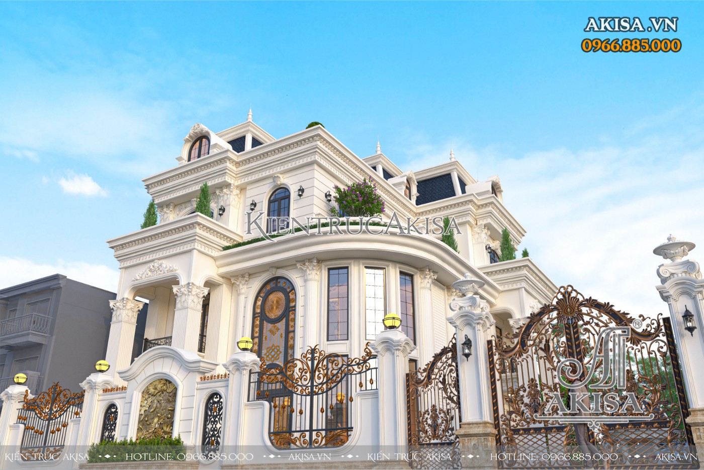 Biệt thự châu Âu 3 tầng (CĐT: ông Thanh - Phú Thọ) BT321182