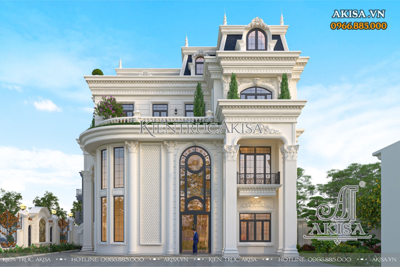 Biệt thự châu Âu 3 tầng (CĐT: ông Thanh - Phú Thọ) BT321182