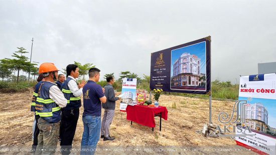 Khởi công dự án khách sạn 5 tầng (CĐT: ông Tuấn - Ninh Bình) TC521185-KC