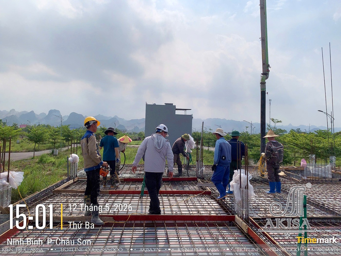 Thi công dự án khách sạn 5 tầng (CĐT: ông Tuấn - Ninh Bình) TC521185-KT