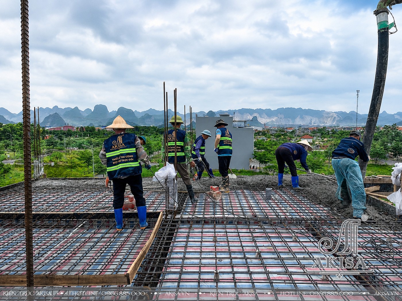 Thi công dự án khách sạn 5 tầng (CĐT: ông Tuấn - Ninh Bình) TC521185-KT