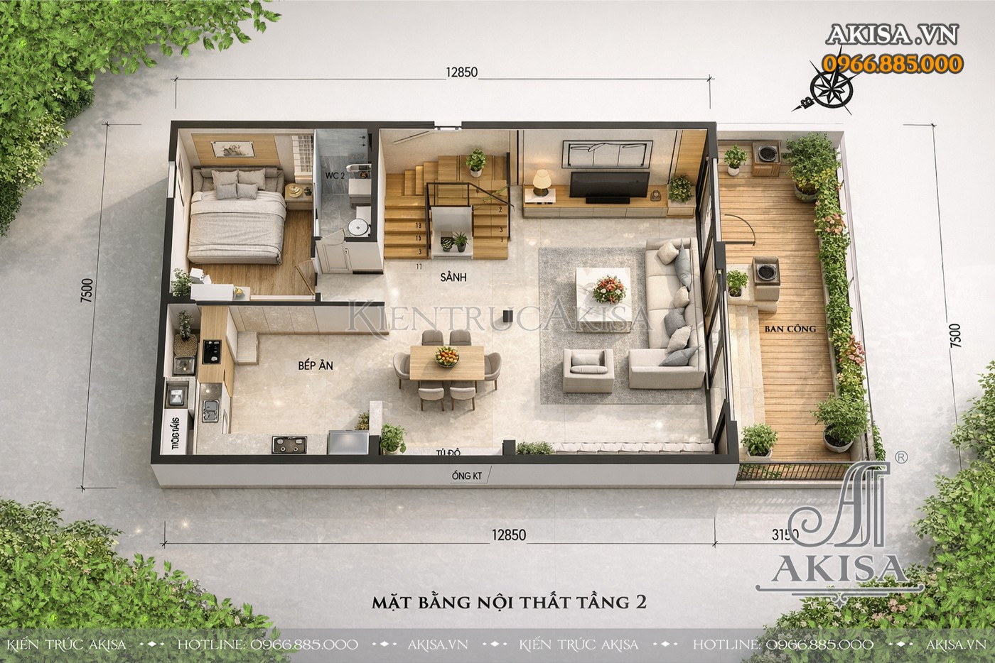 Biệt thự phố tân cổ điển 4 tầng (CĐT: bà Dung - Hà Nội) BT421191