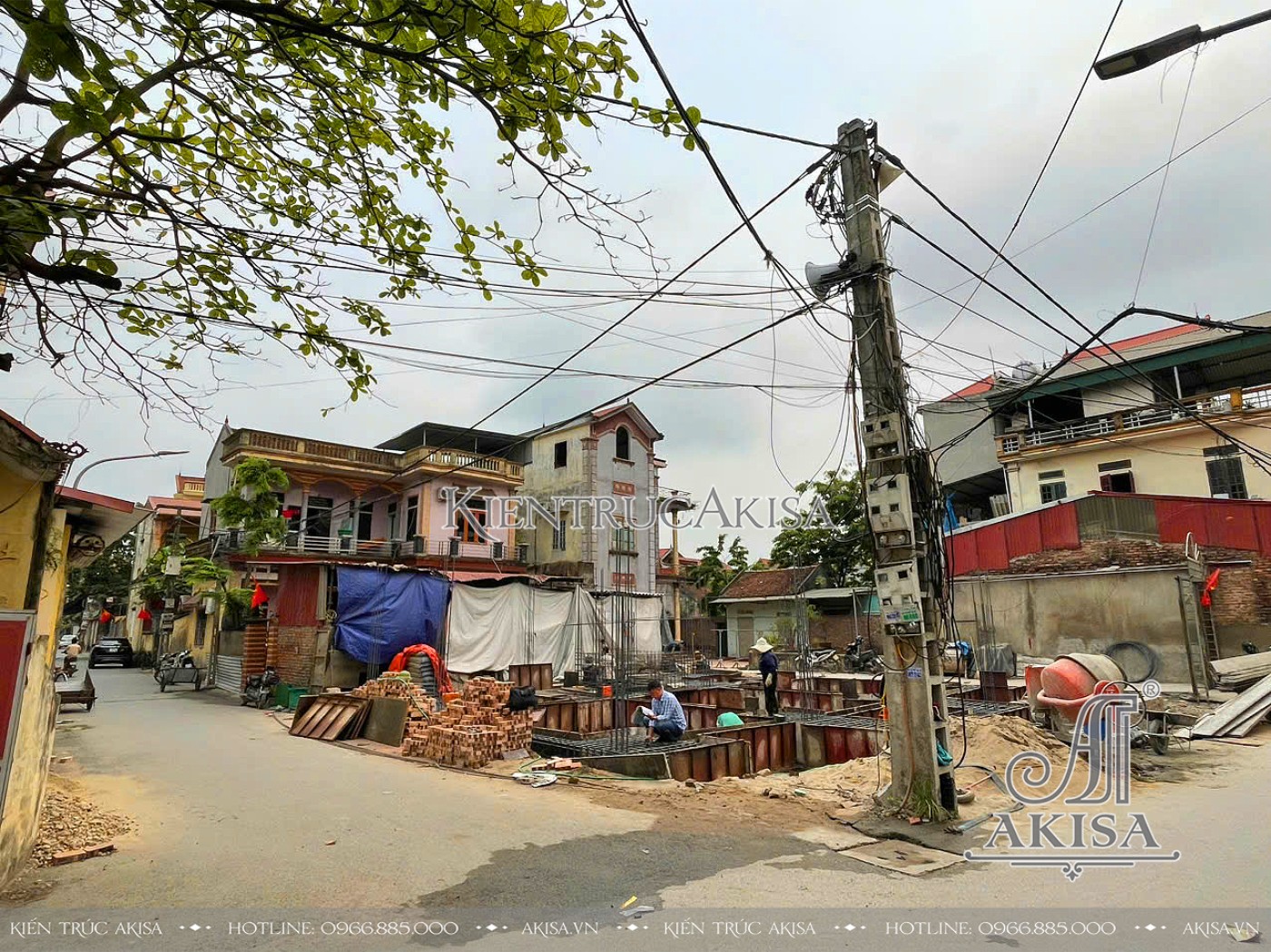 Giám sát thi công biệt thự tân cổ điển tại Bắc Ninh (CĐT: bà Nữ) TC421180-KT