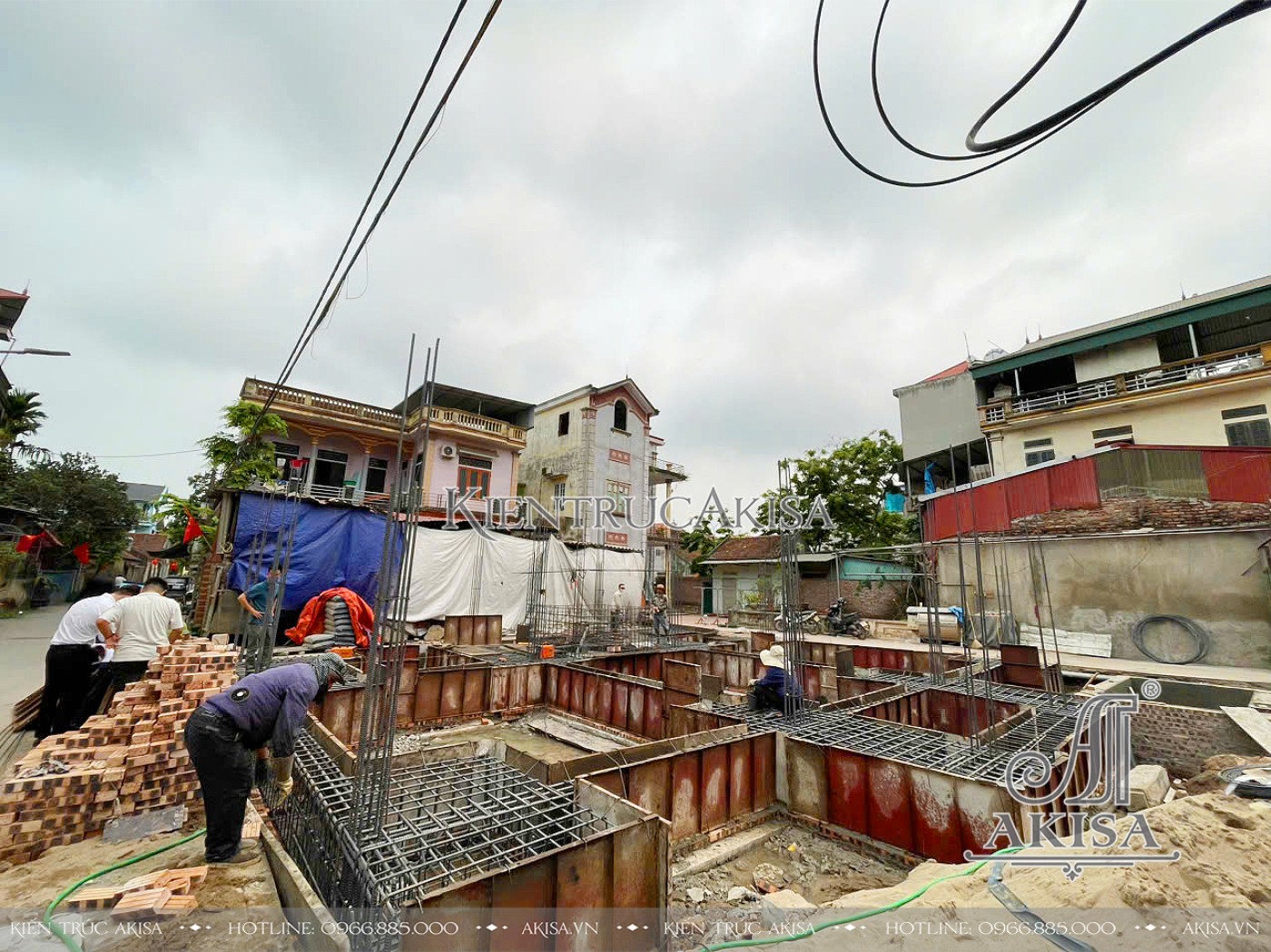 Giám sát thi công biệt thự tân cổ điển tại Bắc Ninh (CĐT: bà Nữ) TC421180-KT