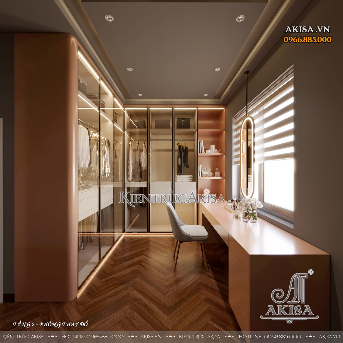 Nội thất nhà phố phong cách hiện đại (CĐT: bà Thu - TP Hồ Chí Minh) NT321195