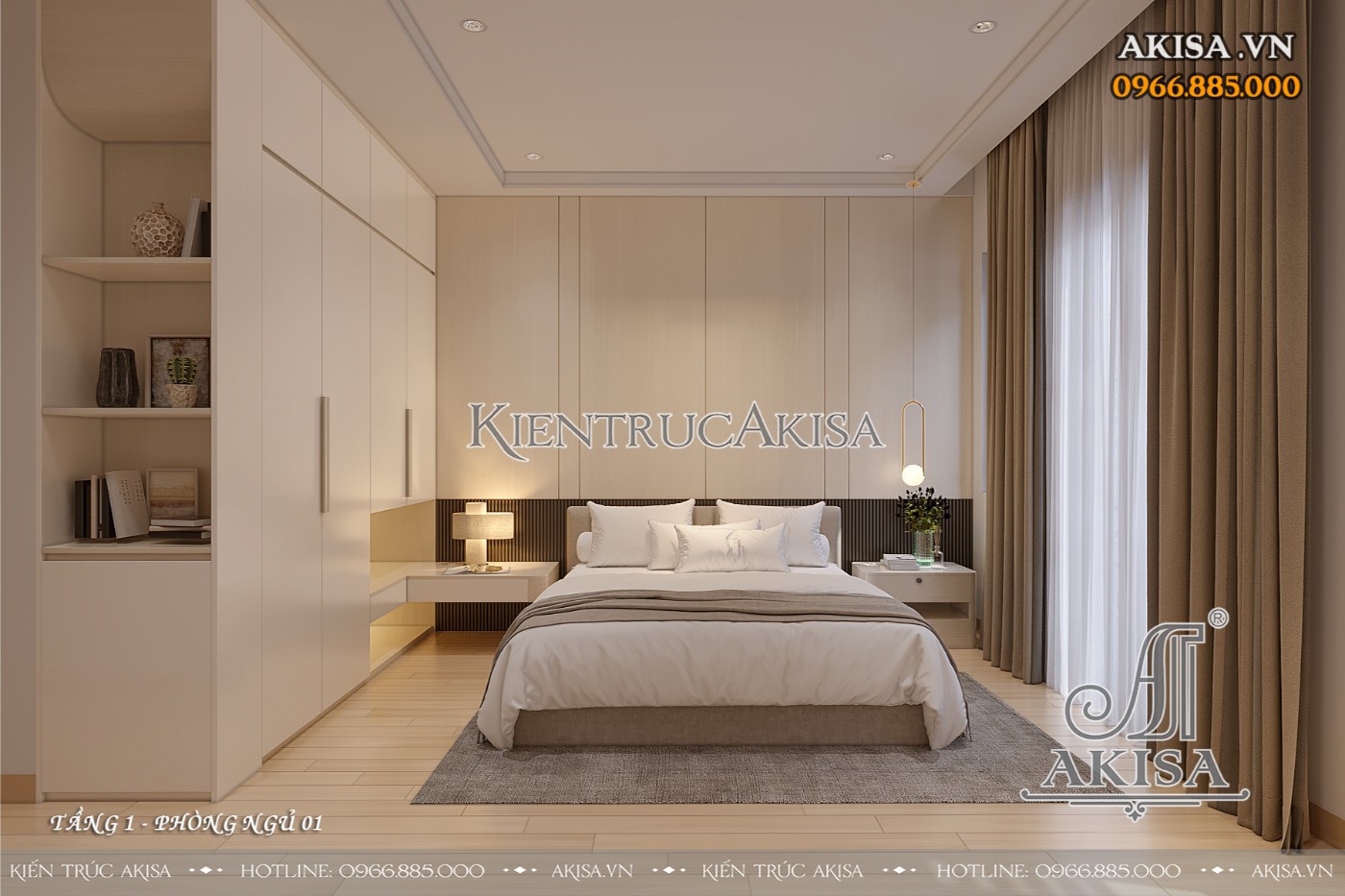 Nội thất nhà phố 3 tầng (CĐT: bà Hạnh - TP Hồ Chí Minh) NT321194