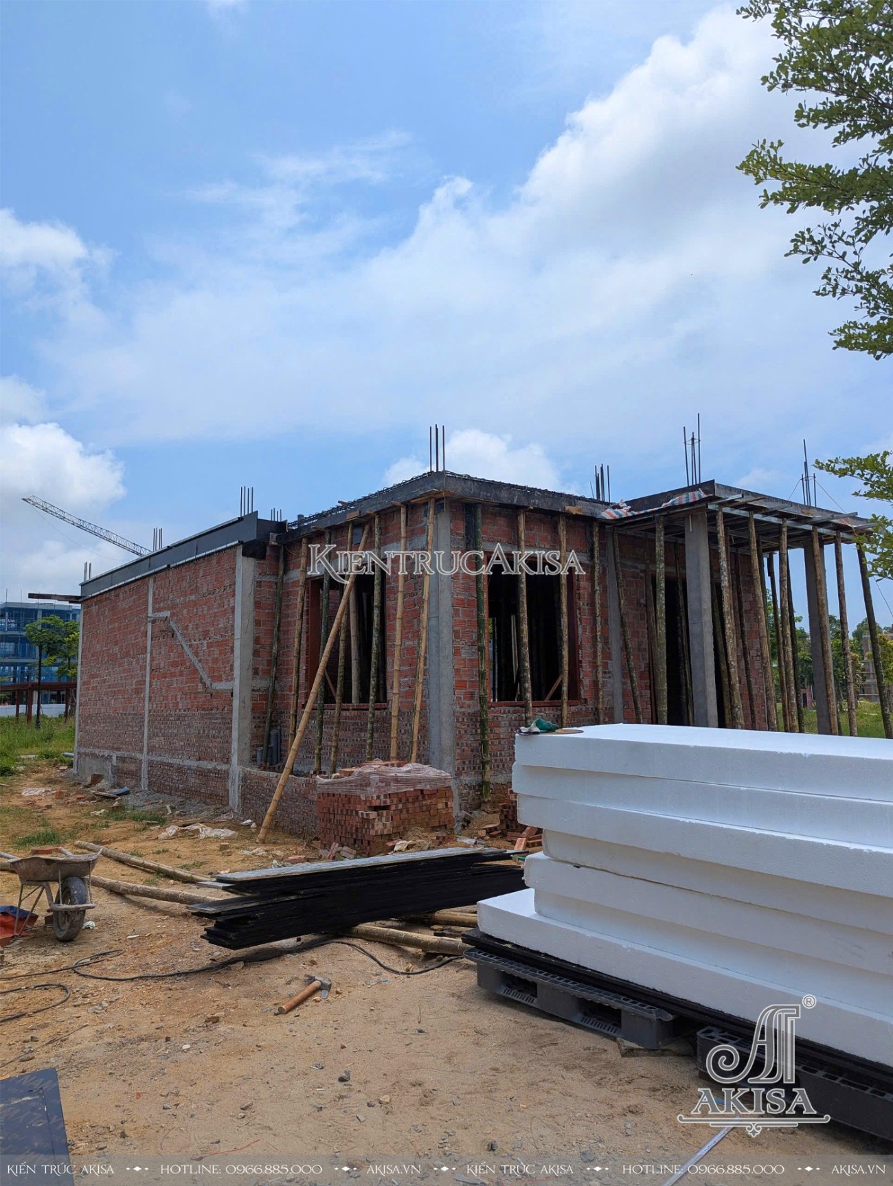 Giám sát thi công biệt thự 3 tầng tại Thanh Hóa (CĐT: ông Thi) TC321199-KT