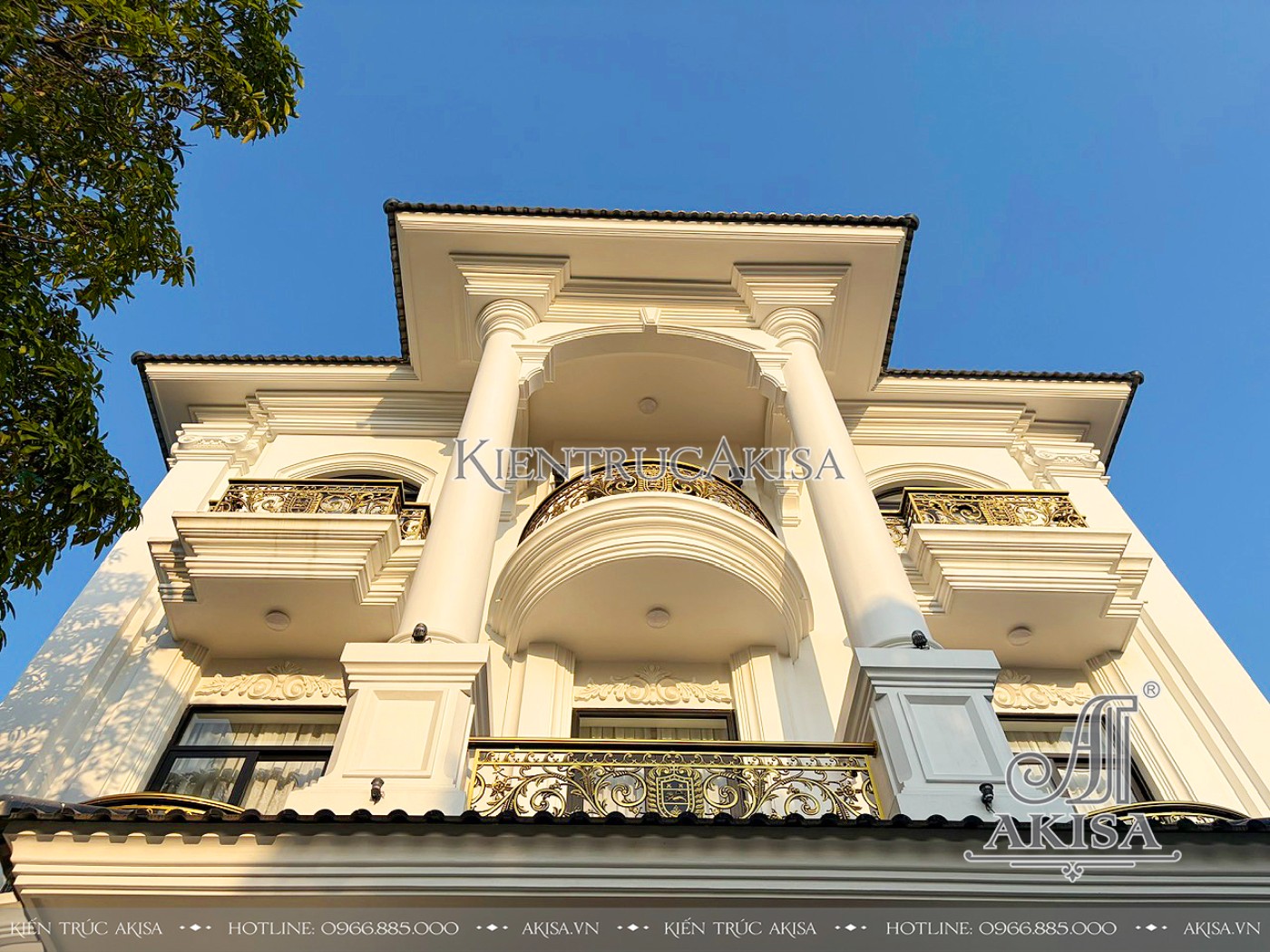 Hoàn thiện kiến trúc biệt thự 3 tầng tại Tuyên Quang (CĐT: ông Liệu) HT321018-KT