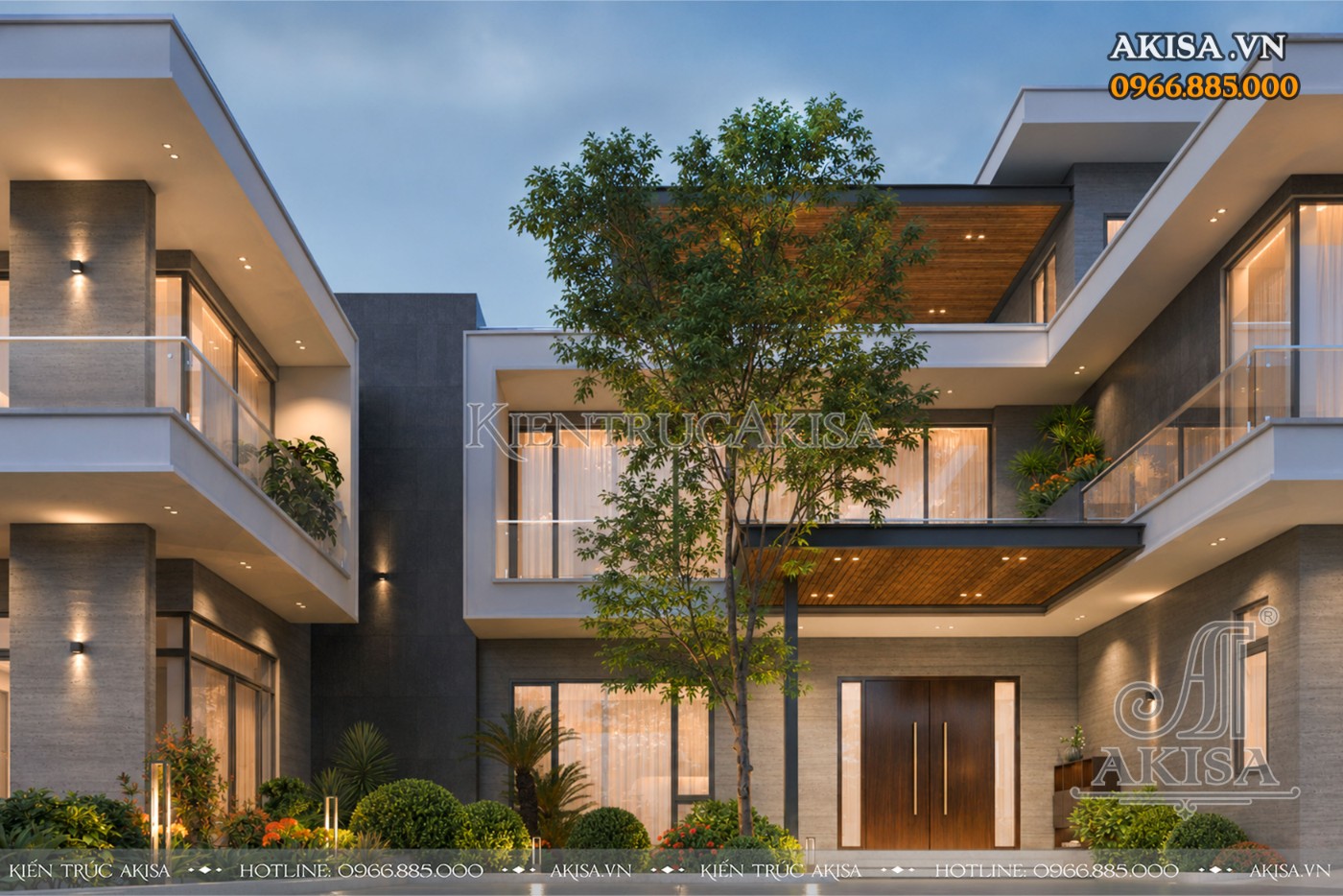 Villa nghỉ dưỡng 2 tầng (CĐT: ông Chung - Hòa Bình) BT211212