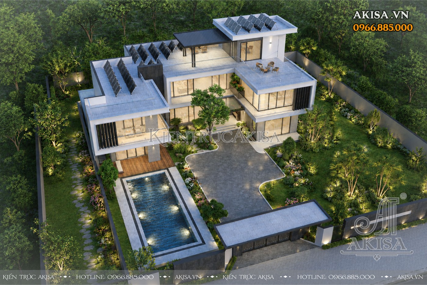 Villa nghỉ dưỡng 2 tầng (CĐT: ông Chung - Hòa Bình) BT211212