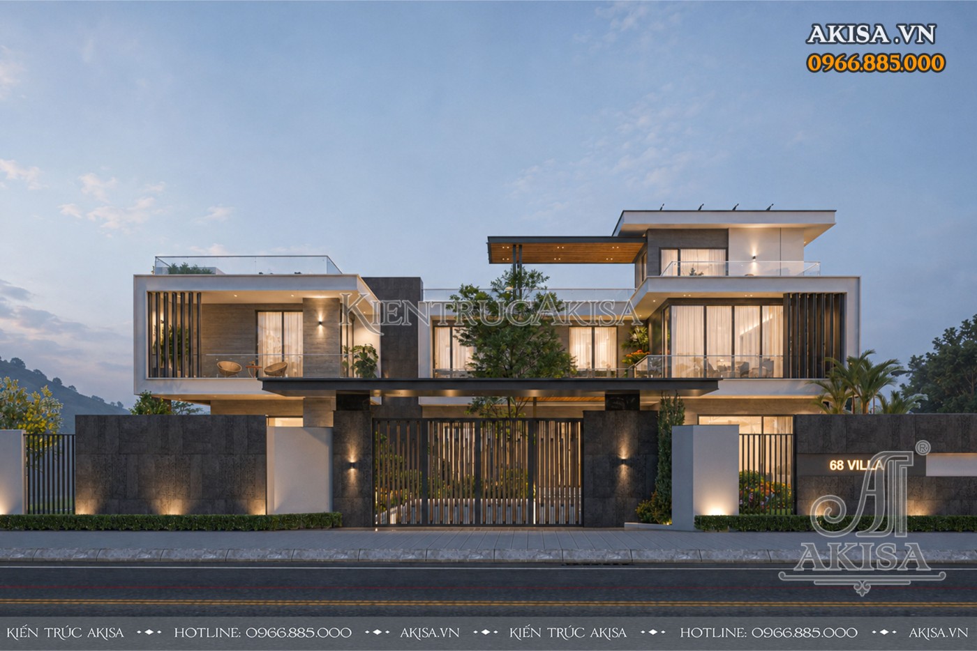 Villa nghỉ dưỡng 2 tầng (CĐT: ông Chung - Hòa Bình) BT211212