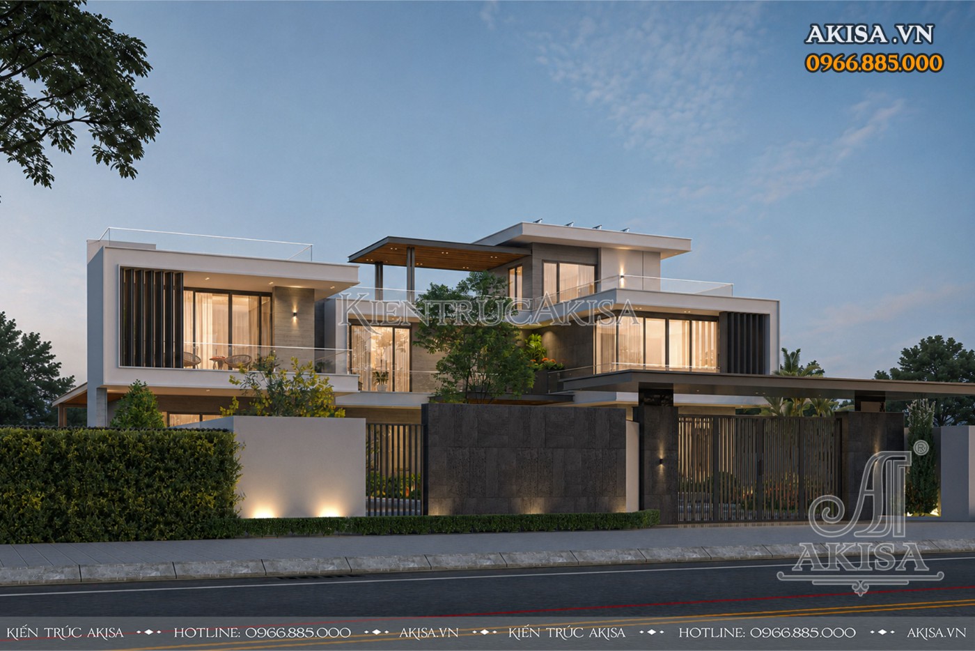 Villa nghỉ dưỡng 2 tầng (CĐT: ông Chung - Hòa Bình) BT211212