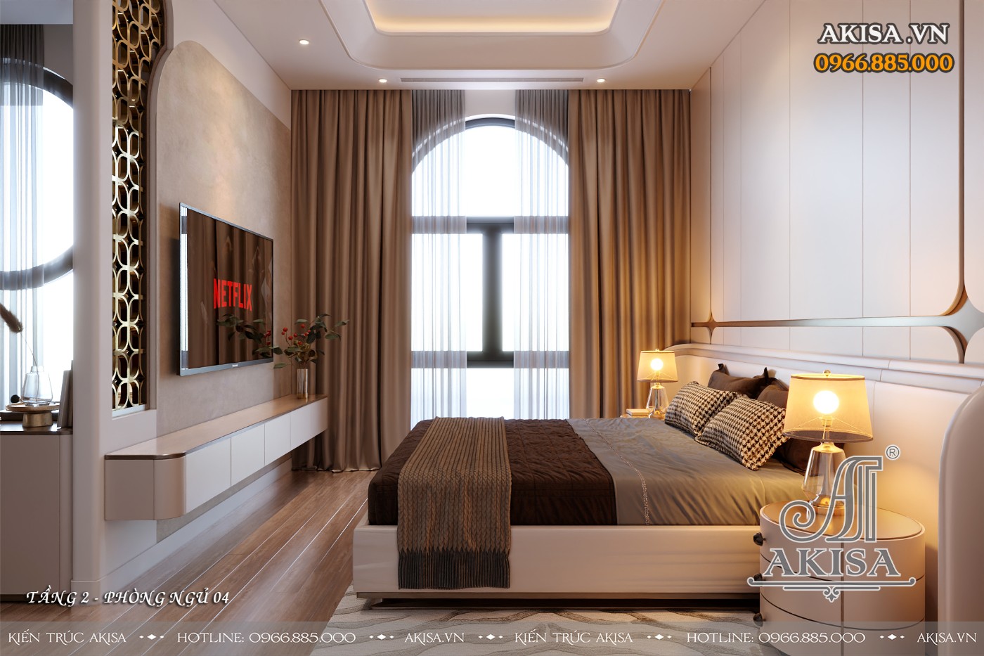 Thiết kế nội thất Wabi Sabi hiện đại (CĐT: ông Tuấn - Đà Nẵng) NT221213