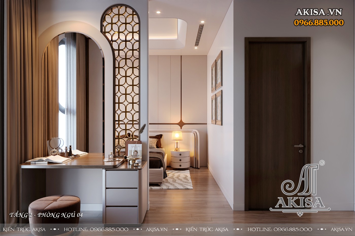 Thiết kế nội thất Wabi Sabi hiện đại (CĐT: ông Tuấn - Đà Nẵng) NT221213