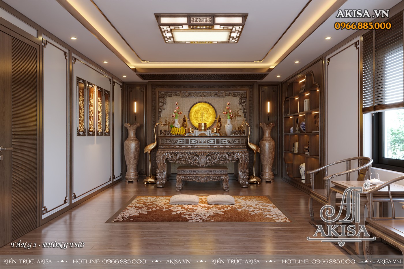 Thiết kế nội thất Wabi Sabi hiện đại (CĐT: ông Tuấn - Đà Nẵng) NT221213