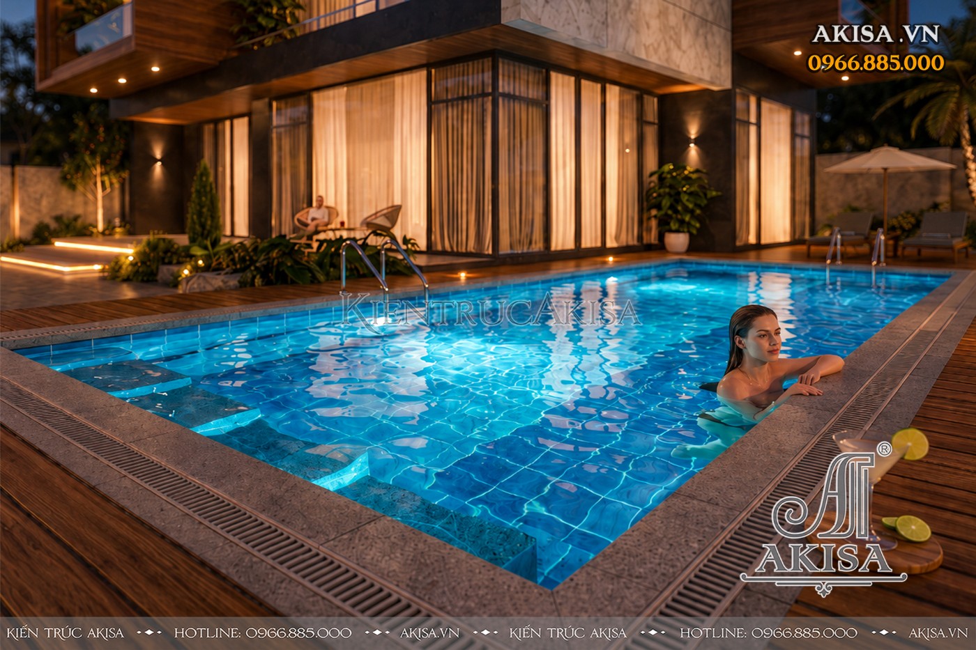 Mẫu villa 2 tầng nghỉ dưỡng (CĐT: bà Hoa - Hải Phòng) BT211214