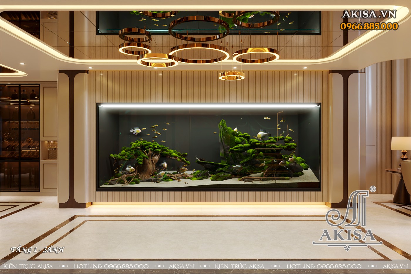 Thiết kế nội thất nhà phố phong cách Luxury (CĐT: ông Yên - Hà Nội) NT821159