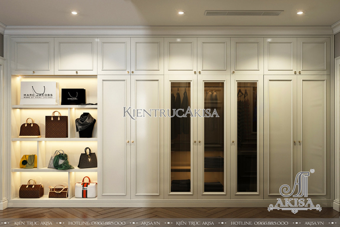 Thiết kế nội thất biệt thự phong cách tân cổ điển luxury (CĐT: cô Toàn - Hải Dương) NT11020