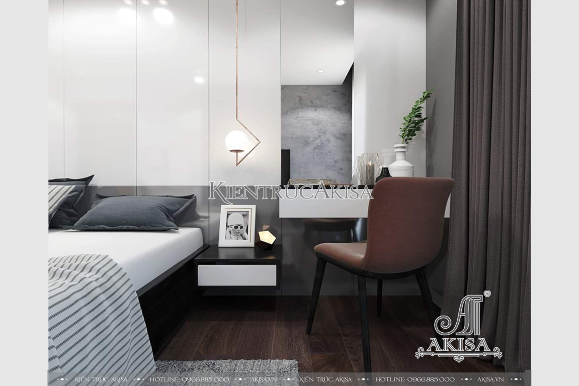 Thiết kế nội thất chung cư một phòng ngủ (CĐT: bà Diệp - Hà Nội) NT21052
