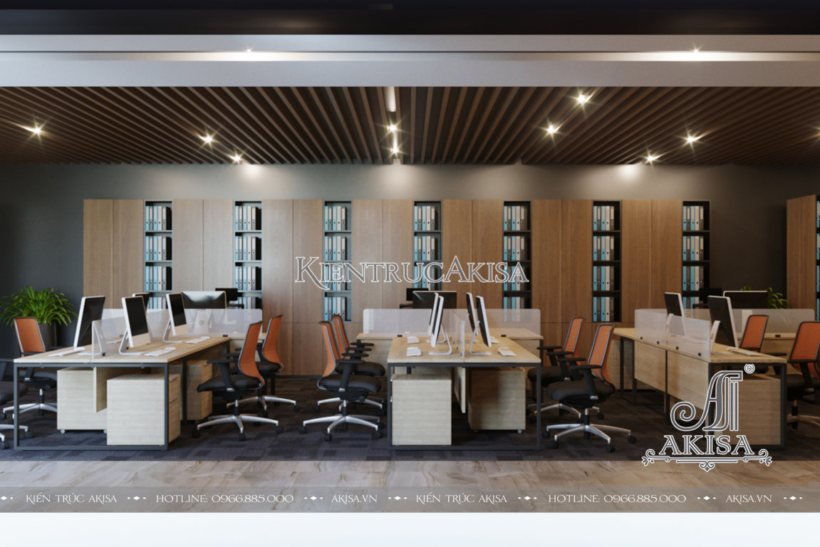 Bí quyết thiết kế nội thất văn phòng hiện đại đẹp (CĐT: ông Sơn - Huế) NT31015