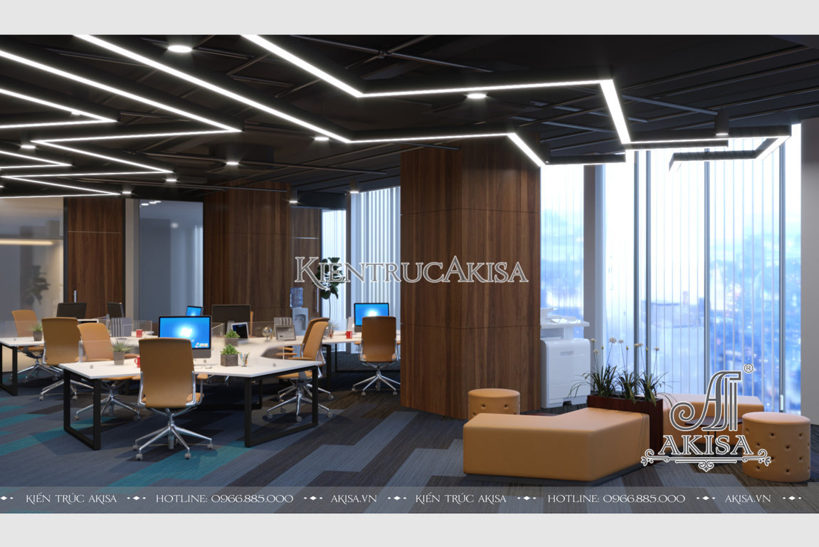 Bí quyết thiết kế nội thất văn phòng hiện đại đẹp (CĐT: ông Sơn - Huế) NT31015