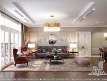 Thiết kế nội thất biệt thự phong cách tân cổ điển luxury (CĐT: cô Toàn - Hải Dương) NT11020