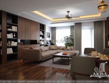 Thiết kế nội thất chung cư một phòng ngủ (CĐT: bà Diệp - Đà Nẵng) NT21052