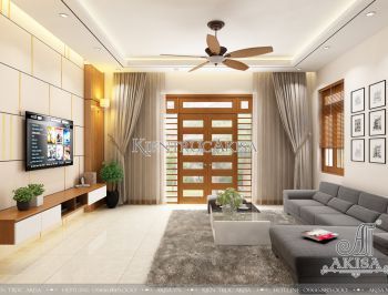 Thiết kế nội thất nhà phố phong cách hiện đại (CĐT: bà Ngân - Thái Nguyên) NT31002